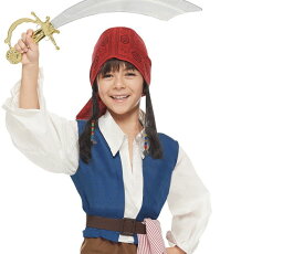 キッズ　ジャック・スパロウS　Jack Sparrow　パイレーツ・オブ・カリビアン　ディズニー　Disney　ハロウィン　コスプレ　コスチューム　衣装　仮装　かわいい