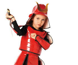 キッズ　甲冑ファイターS　甲冑　鎧　武者　ハロウィン　コスプレ　コスチューム　衣装　仮装　かわいい
