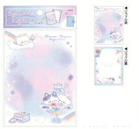 クラ136633 【全品　送料無料！】　【10冊セット】　【セット】　【セット商品】　オリジナル　シールリフィルミャウミャウニャンコ　ネコ　動物　アニマル　シート　台紙　シール帳　ファイル　整理　ステッカー　文房具　雑貨　グッズ　かわいい