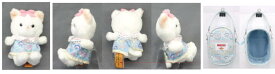 0620 【全品　送料無料！】　SWIMMER×レトロぬいぐるみこれくしょんmini　ポーチセットブルー　青　クリーミーねこ　動物　アニマル　コラボ　ポーチ　ケース　小物入れ　ぬいぐるみ　人形　ドール　マスコット　子供　キッズ　インテリア　雑貨　グッズ