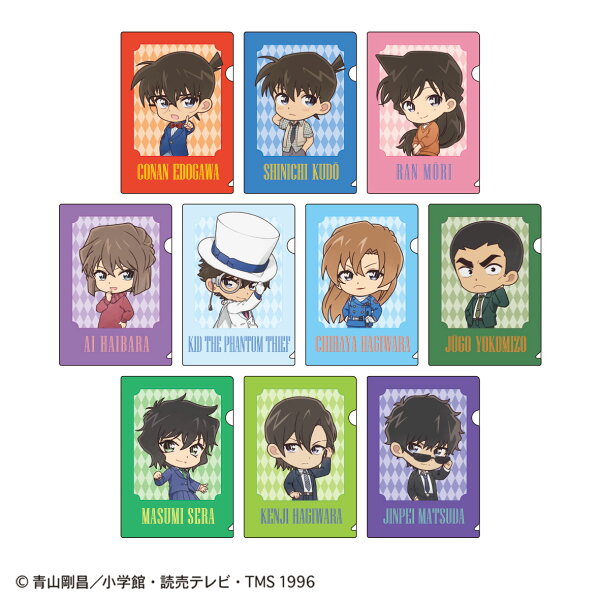 トシCO-CF601 【全品　送料無料！】　【単品】　【くじ】　名探偵コナン　A6クリアファイルコレクションミニキャラvol.1　コナン　漫画　アニメ　映画　ファイル　ケース　カバー　整理　収納　文房具　学校　勉強　くじ　ランダム　雑貨　グッズ　かわいい
