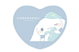 【全品　送料無料！】　サンリオキャラクターズ　ハート型ミラーむにゃっと　シナモロール　シナモン　鏡　折りたたみ　コンパクト　メイク　化粧　コスメ　雑貨　グッズ　かわいい