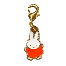 【全品　送料無料！】　miffy　ミッフィー　タイニーチャームオレンジ　おどり　ウサギ　ディック・ブルーナ　アニメ　キーホルダー　キーリング　チャーム　鍵　雑貨　グッズ　かわいい