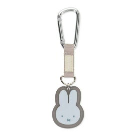 【全品　送料無料！】　miffy　ミッフィー　カラビナ付きアクリルキーホルダーグレー　ウサギ　ディック・ブルーナ　絵本　アニメ　キーリング　チャーム　鍵　雑貨　グッズ　かわいい