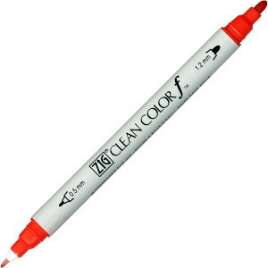 【全品 送料無料!】 セット商品 5個入り  呉竹 ZIG クリーンカラーf レッド 水性マーカーペンマーカー 赤 サインペン 筆記用具 筆記具 文房具 学校 勉強 雑貨 グッズ