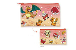 【全品 送料無料!】 ポケットモンスター フラットマルチポーチレッド×オレンジ 赤 グラデーション ポケモン ゲーム アニメ 映画 ポーチ ケース ペン入れ 筆箱 収納