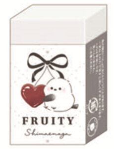 【全品 送料無料!】 10個入り セット セット商品 日本製 オリジナル まとまるくん消しゴムフルーティーシマエナガ かわいいとり 動物 アニマル 消しごむ けしごむ 文房