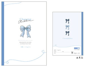 【全品 送料無料!】 10冊セット セット セット商品 オリジナル ひらいてぺたんこ方眼ノートチャーミングリボン シュガリーリボン ノート 文房具 学校 勉強 雑貨 グッズ