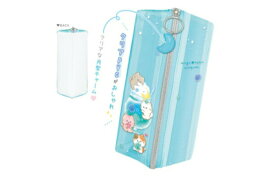 【全品　送料無料！】　オリジナル　ターンオープンペンケースキャンディソーダ　もぐにゃん　ねこ　動物　アニマル　ポーチ　ペン入れ　筆箱　収納　文房具　学校　勉強　雑貨　グッズ　かわいい