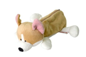 【全品　送料無料！】　NICI　ニキ　フィギュアポーチコーギー　犬　動物　アニマル　ポーチ　ケース　ペン入れ　筆箱　収納　文房具　学校　勉強　雑貨　グッズ　かわいい