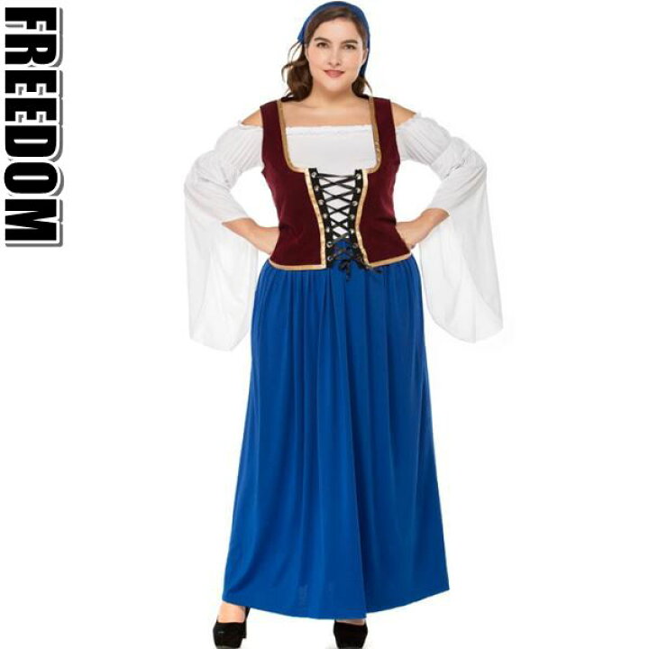 楽天市場 オクトーバーフェスト ドイツ ビール コスプレ コスチューム 衣装 民族衣装 イベント ハロウィン フェス 舞台 アインプロージット 日本でも認知度があがってきたドイツのお祭りオクトーバーフェストのキュートコスチューム S M L 2l サイズ フリーダム