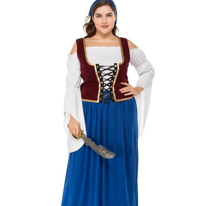 ミュンヘンのビール祭り服 オクトーバーフェスト ドイツ風 メイド服 コスプレ コスチューム ワンピース ヨーロッパ風 ステージ 衣装 舞台 演出 変装 仮装 ハロウィン パーティー イベント コスチューム 学園祭 文化祭 Eb016h2h2h2 発表会ドレス Happysunny Sajy伝統的な
