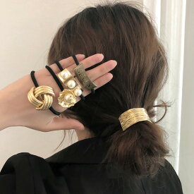 ★5タイプ★長方形 三角形 シェル形 英字 パール ヘアゴム シュシュ 結婚式 パーティ ヘアアレンジ 普段着 OL 通勤 通学 パーティー 盛装 小物 コスプレ 韓国風ファッション インスタ 撮影 アイドル★ヘアゴム ヘアアクセサリー レディース 韓国風 髪留め★フリーダムsale