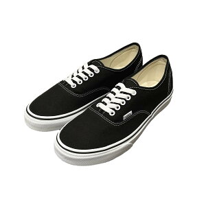 VANS Authentic BLACK / @Y I[ZeBbN ubN