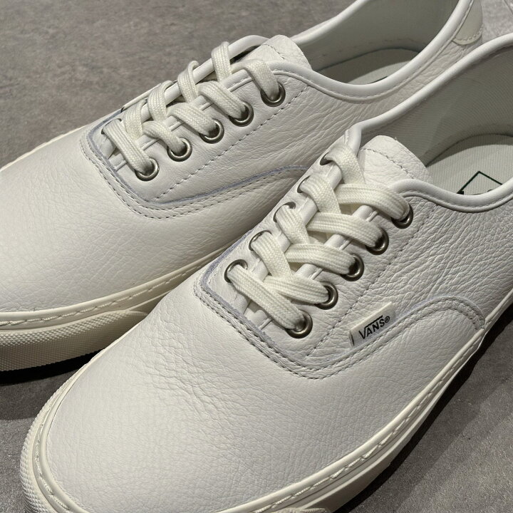 楽天市場】VANS Authentic Lux Leather White ヴァンズ 