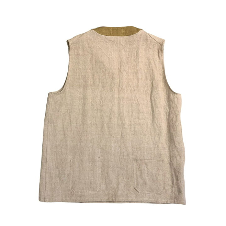 楽天市場】Nigel Cabourn / FRENCH HOSPITAL VEST REVERSIBLE - LINEN 