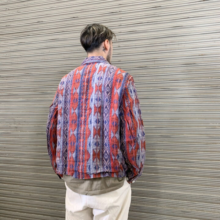 楽天市場】Nigel Cabourn / BUTTON THROUGH DECK SHIRT - PRINTED 