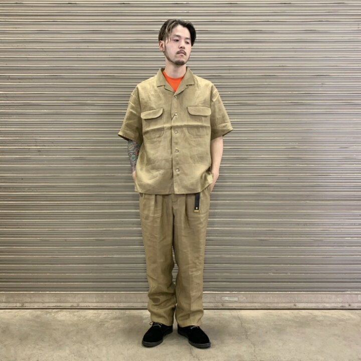 楽天市場】Nigel Cabourn / OPEN COLLAR SHIRT - LINEN TWILL 
