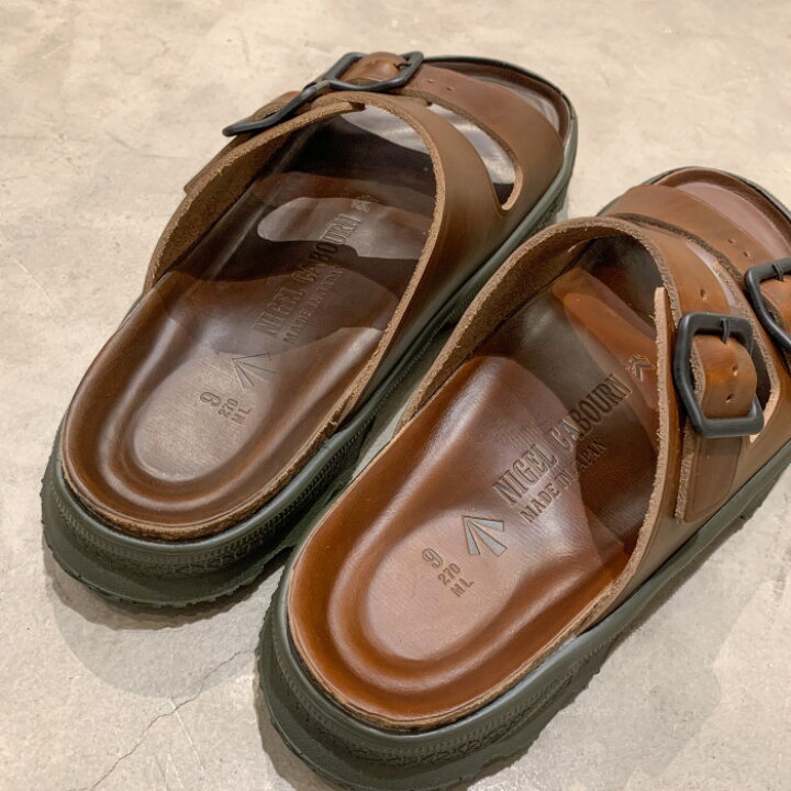 楽天市場】Nigel Cabourn / LEATHER SANDAL - PEAT LABEL (ナイジェル 