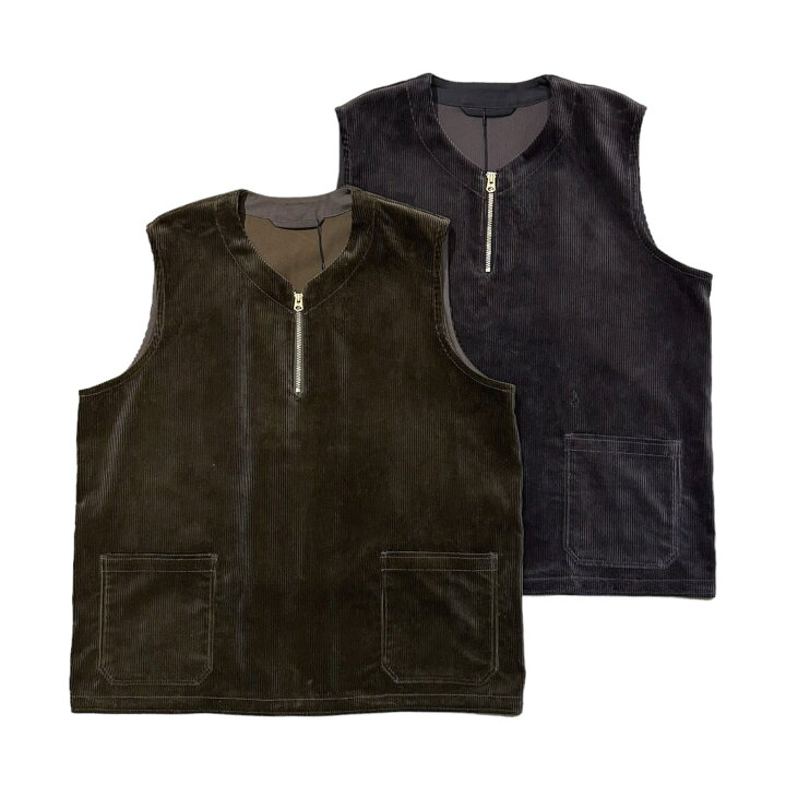 NIGEL CABOURNNOTCH WORK VESTカモフラワークベスト