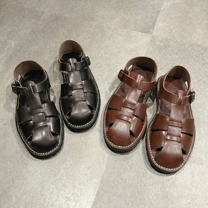 楽天市場】Nigel Cabourn LEATHER GURKHA SANDAL / (ナイジェル  