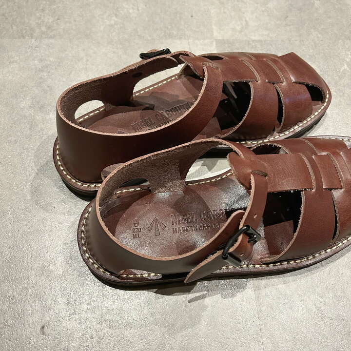 楽天市場】Nigel Cabourn LEATHER GURKHA SANDAL / (ナイジェル 