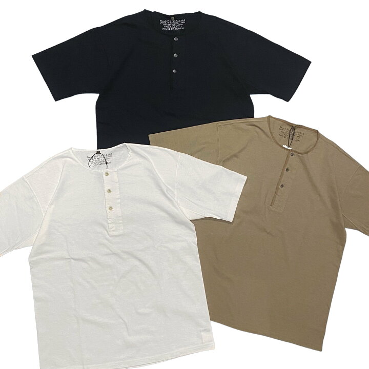 楽天市場】Nigel Cabourn 50s HENLEY NECK SHIRT (ナイジェルケーボン 