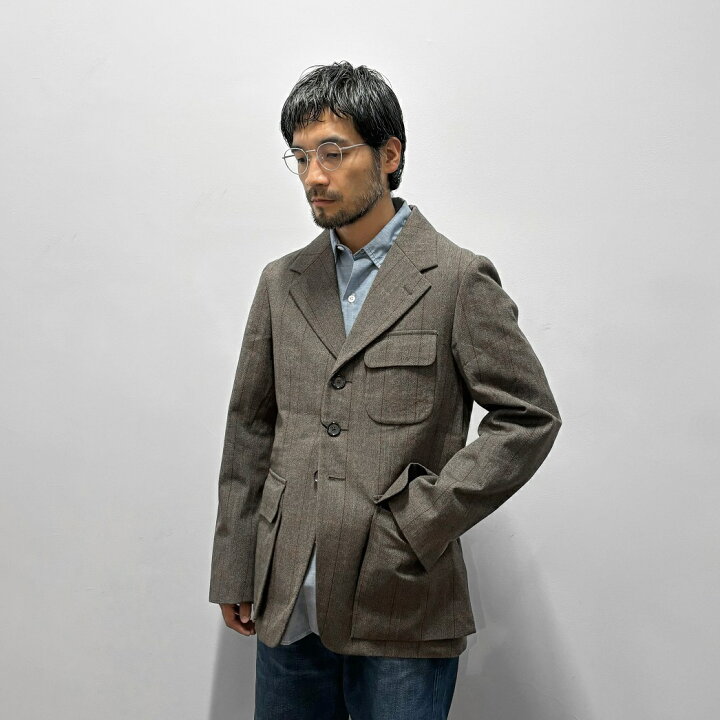 楽天市場】Nigel Cabourn / WOOL LAPELED JACKET 48 (ナイジェル 