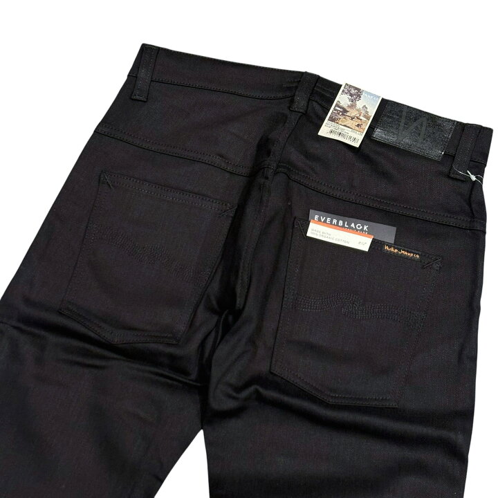 楽天市場】Nudie Jeans / THIN FINN - DRY EVER BLACK（ヌーディー 
