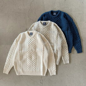 Aran Woollen Mills / Fisherman Sweater (アラン　ニット セーター）