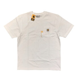 Carhartt Loose Fit Heavyweight Short Sleeve Pocket T-Shirt "WHITE" (カーハート ルーズフィット ヘビーウェイト ポケット Tシャツ ポケT)
