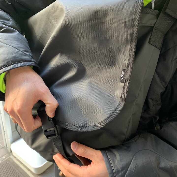 楽天市場】PACKING / MESSENGER BAG - MAT BLACK (パッキング 