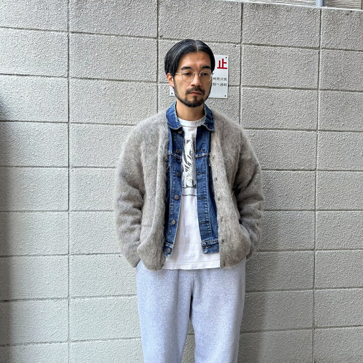 楽天市場】A.R.P. Premium Classic Mohair Cardigan W/Pocket Grayge 