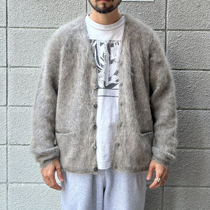 楽天市場】A.R.P. Premium Classic Mohair Cardigan W/Pocket Grayge 