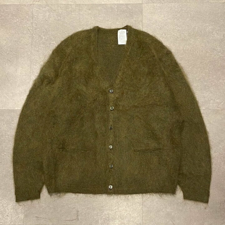 楽天市場】A.R.P. Premium Classic Mohair Cardigan W/Pocket Olive 