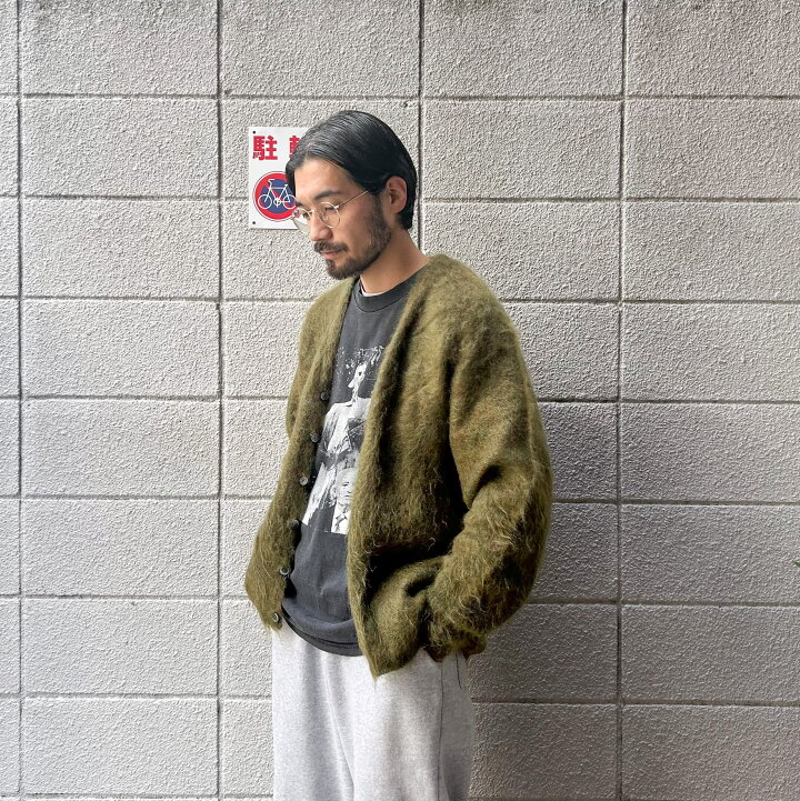 楽天市場】A.R.P. Premium Classic Mohair Cardigan W/Pocket Olive 