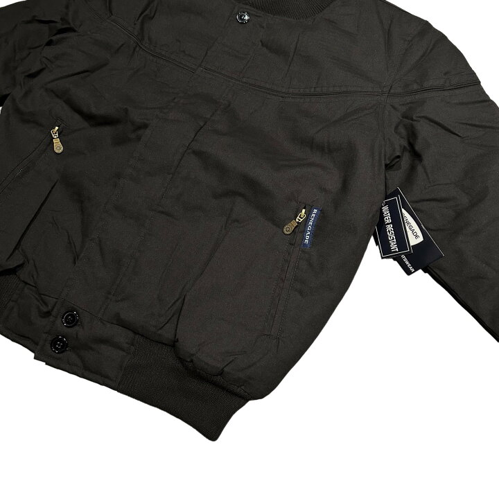 楽天市場】RENEGADE SPORTS Padded Nylon Lined Derby Jacket Black 