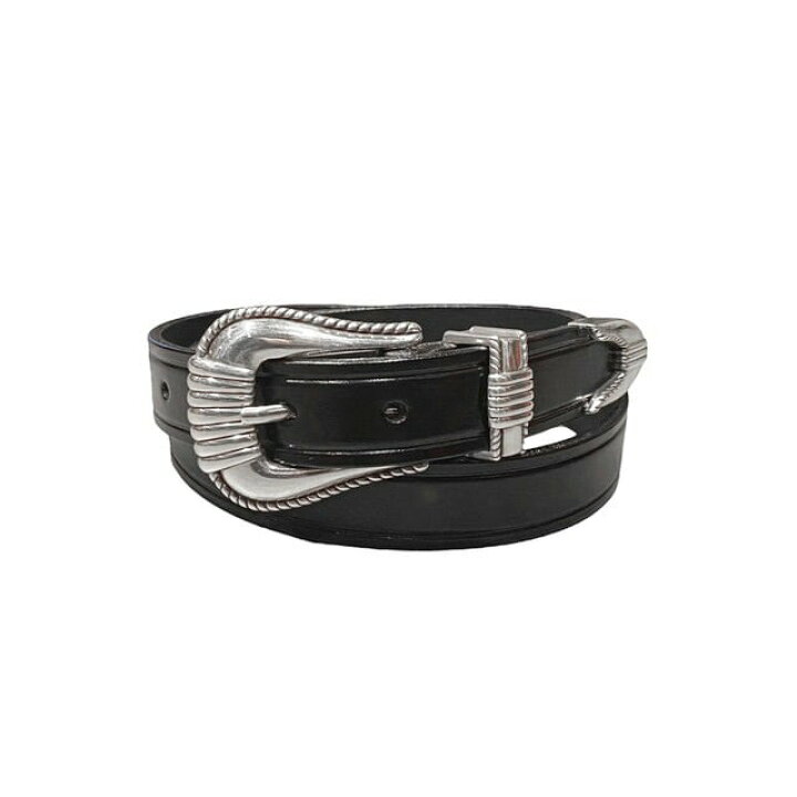 楽天市場】TORY LEATHER / 3-PIECE SILVER BUCKL BELT BLACK - Made in  