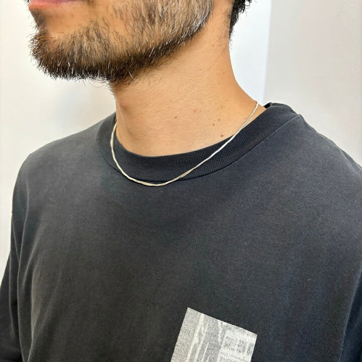 楽天市場】NAVAJO Liquid Silver Necklace 45cm 50cm / ナバホ族 