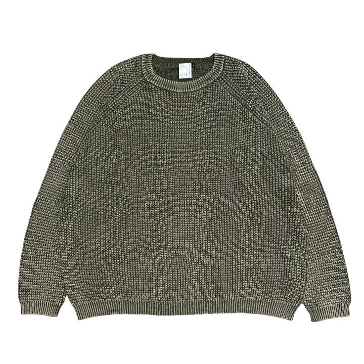 楽天市場】A.R.P.Ⓡ Washed Cotton Mineral Breach Waffle Sweater 