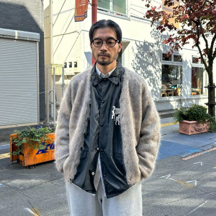 楽天市場】A.R.P. Premium Classic Mohair Cardigan W/Pocket Grayge 