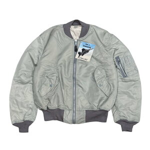 DEADSTOCK 90's CONCORD made by Alpha Industries MA-1 Fright Jacket Silver L XL XXL / �f�b�h�X�g�b�N �R���R���h �A���t�@�А� �t���C�g�W���P�b�g �Ò� ���B���e�[�W