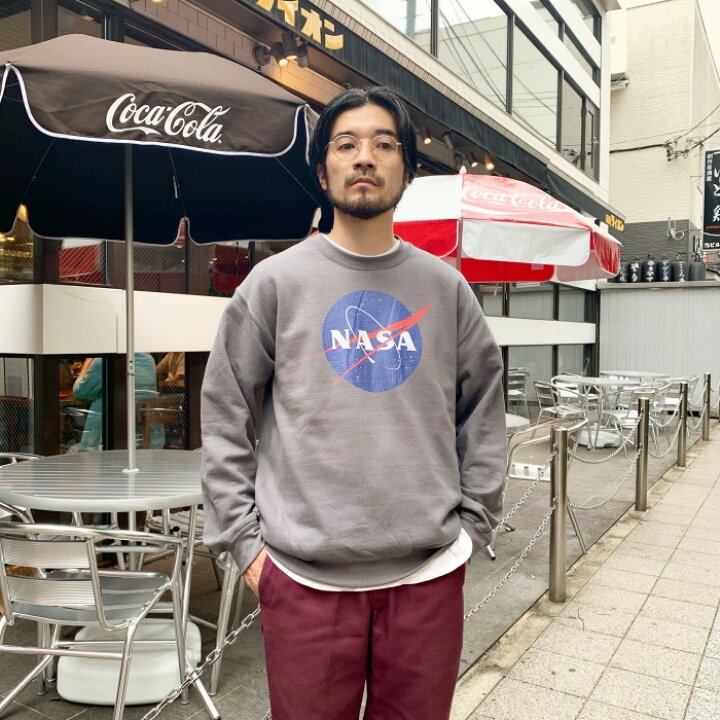 楽天市場】NASA PRINTED SWEATSHIRT（ナサ スウェット） : W.H.E
