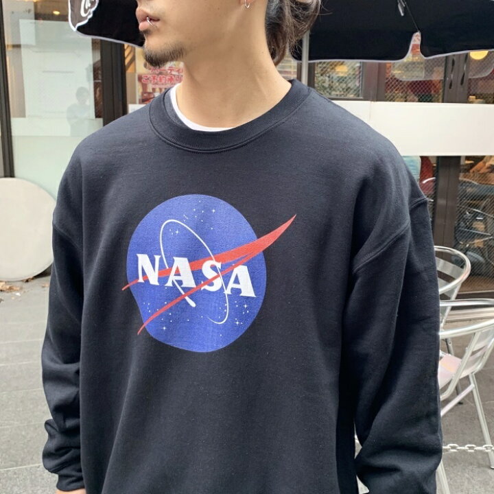 楽天市場】NASA PRINTED SWEATSHIRT（ナサ スウェット） : W.H.E