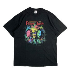 90's Peter Tosh Honorary Citizen T-Shirt / ピータートッシュ ザ・ウェイラーズ レゲエ ビッグプリント Tシャツ 古着 アメリカ直輸入)