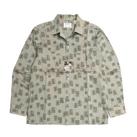 DEADSTOCK 60's ARROW Cotton/Rayon Open Collar Shirt M / アロー オープンカラーシャツ 開襟シャツ 総柄 古着 ヴィンテージ