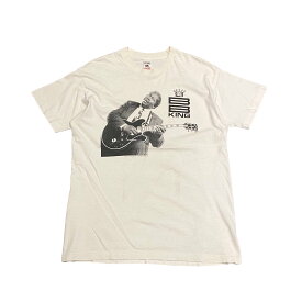 90's BB KING Printed T-Shirt XL / フルーツオブザルーム ビービー・キング ソウル R&B Tシャツ プリントT 古着 ヴィンテージ