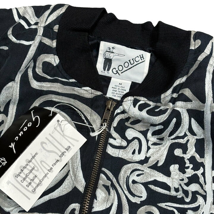 楽天市場】DEADSTOCK Goouch Silk Blouson 総柄 / グーチ ブルゾン 