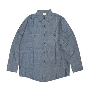 DEADSTOCK 50's PENNY'S COMPASS Chambray Shirt 16 / �f�b�h�X�g�b�N �y�j�[�Y �R���p�X �V�����u���[�V���c ���� �Ò� ���B���e�[�W