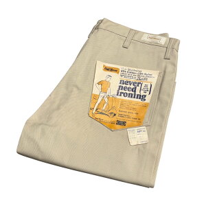 DEADSTOCK 60's Montgomery Ward "PowerHouse" Non-Iron Pants W32 L30 / �p���[�n�E�X �����S�����[���[�h �p���c �W�[���Y �Ò� ���B���e�[�W